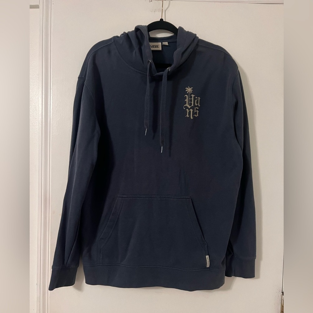 Vans Men's Blue Hoodie size L (V113)